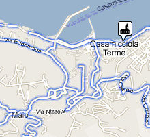 Mappa del Convento e Chiesa di San Gabriele Mappa del Convento e Chiesa di San Gabriele